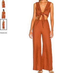 Faithfull The Brand Set (Dalaila tie top + Ottavio Pants)